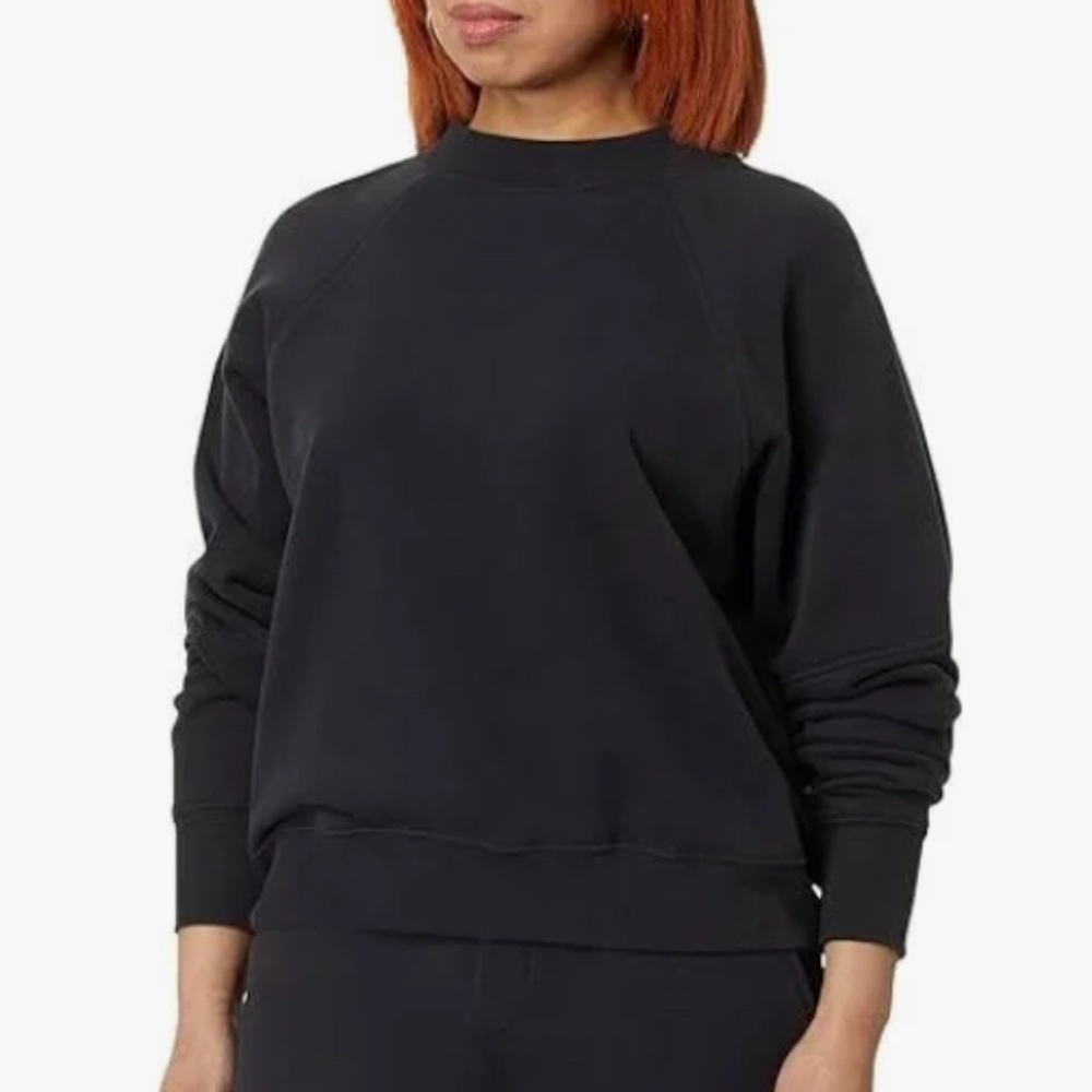 LABEL Go-To Crew W Black SZ M, NWT